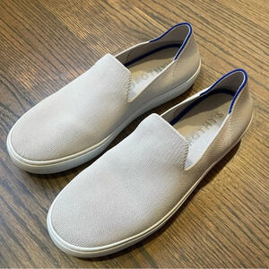Rothy's The Original Slip On Sneaker Sand Textile Beige size 8